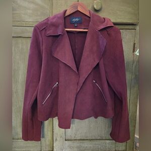 Daytrip Burgundy Women's Relaxed Blazer